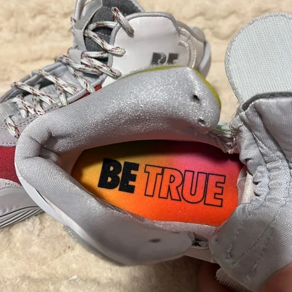 AUTHENTIC Nike Air Deldon Multicolor Basketball Shoes Size 9.5 BE TRUE - Picture 15 of 17